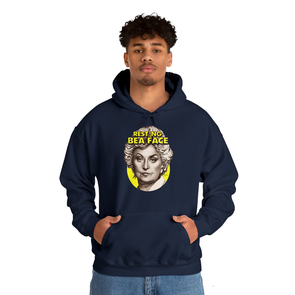 RESTING BEA FACE [Australian-Printed] - Unisex Heavy Blend™ Hooded Sweatshirt