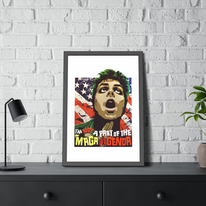 MAGA AGENDA - Framed Paper Posters