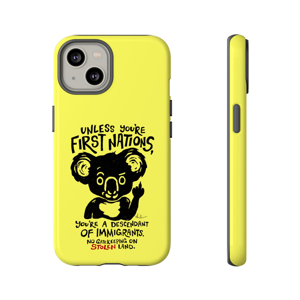 No Gatekeeping On Stolen Land - Tough Cases