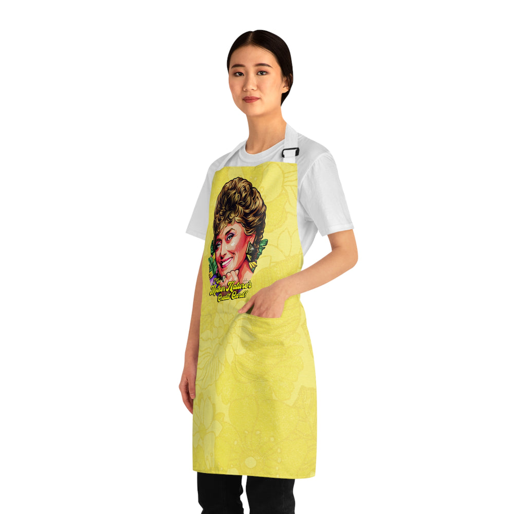 I Use Mother Nature’s Credit Card! - Apron (AOP)