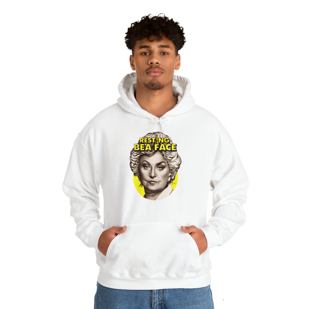 RESTING BEA FACE [Australian-Printed] - Unisex Heavy Blend™ Hooded Sweatshirt