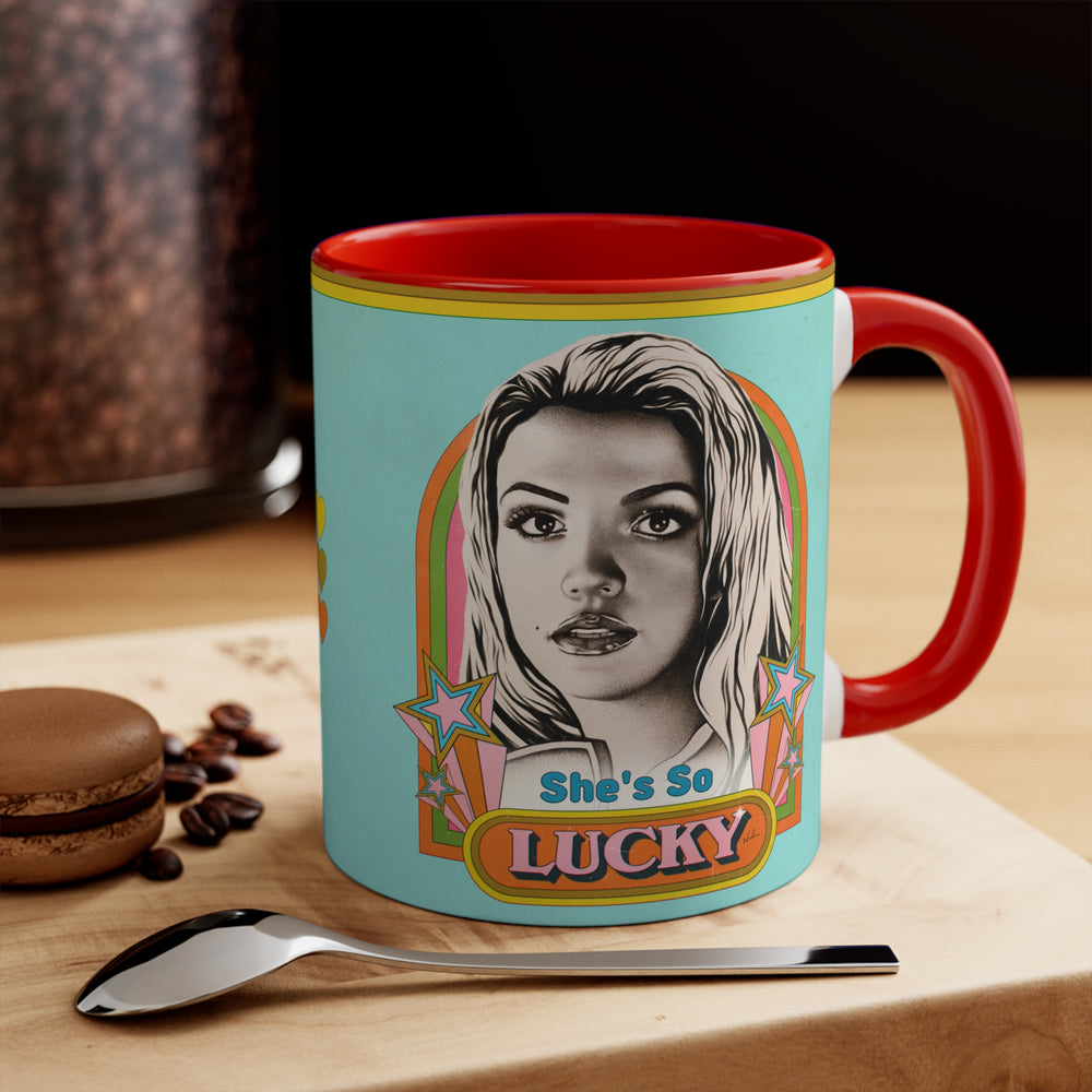 She's So Lucky - 11oz Accent Mug (Australian Printed)