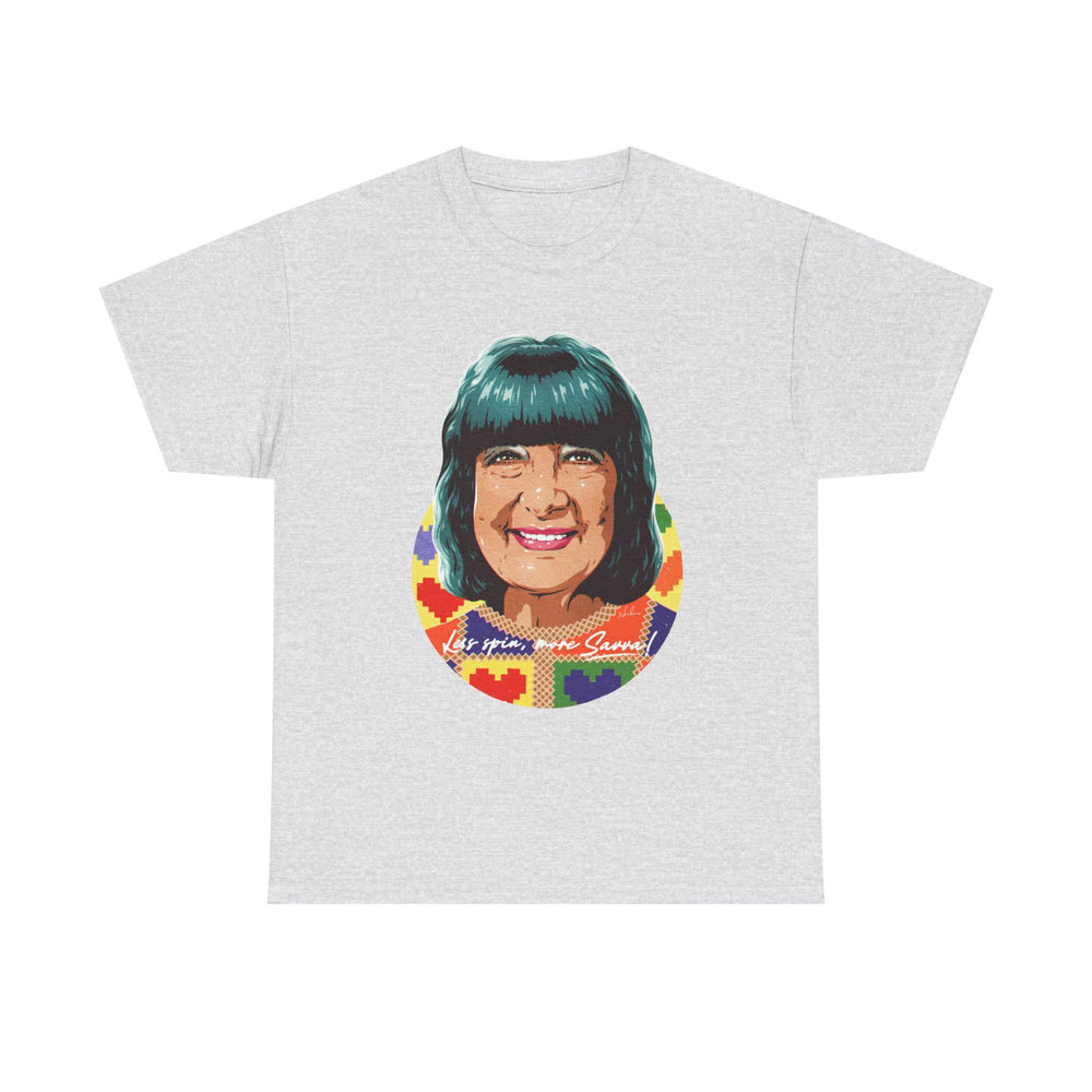 Less Spin, More Savva [Australian-Printed] - Unisex Heavy Cotton Tee