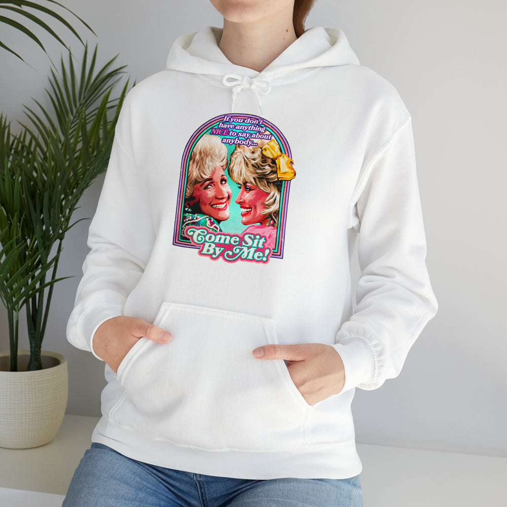 Come Sit By Me! [Australian-Printed] - Unisex Heavy Blend™ Hooded Sweatshirt