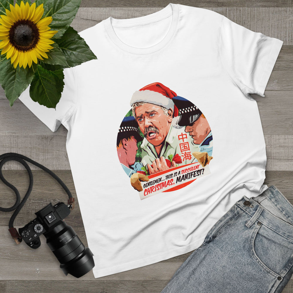 GENTLEMEN... THIS IS A SUCCULENT CHRISTMAS, MANIFEST! [Australian-Printed] - Women’s Maple Tee