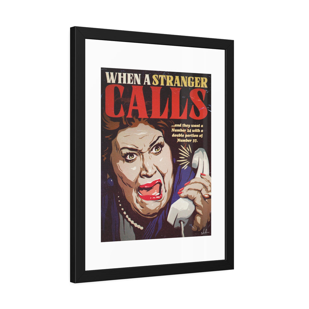 When A Stranger Calls - Framed Paper Posters