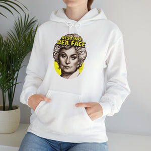 RESTING BEA FACE [Australian-Printed] - Unisex Heavy Blend™ Hooded Sweatshirt