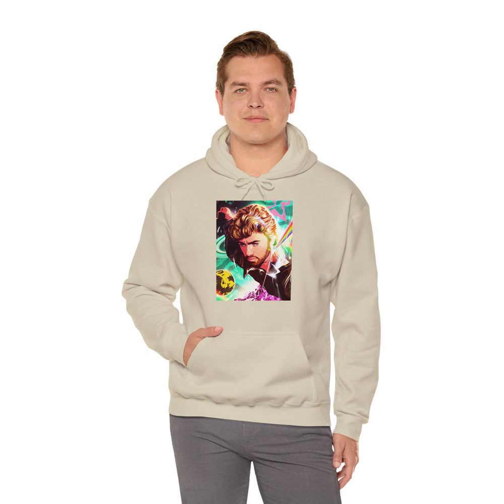 GALACTIC GEORGE [Australian-Printed] - Unisex Heavy Blend™ Hooded Sweatshirt