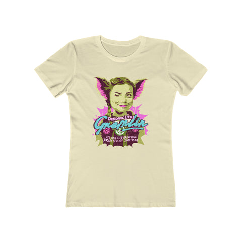 DEMONIC LITTLE GREMLIN - Women's The Boyfriend Tee