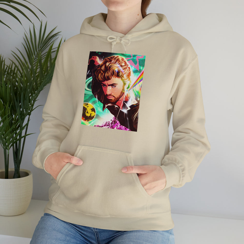 GALACTIC GEORGE [Australian-Printed] - Unisex Heavy Blend™ Hooded Sweatshirt