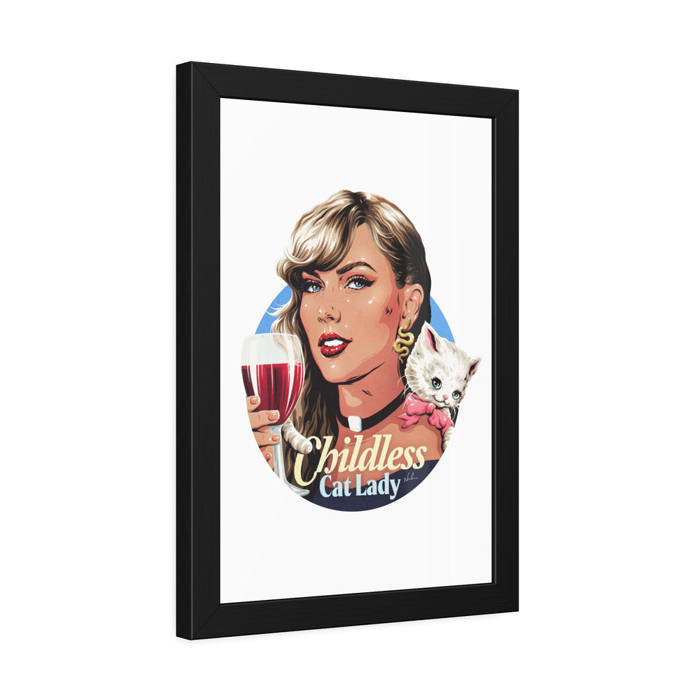 Childless Cat Lady - Framed Paper Posters