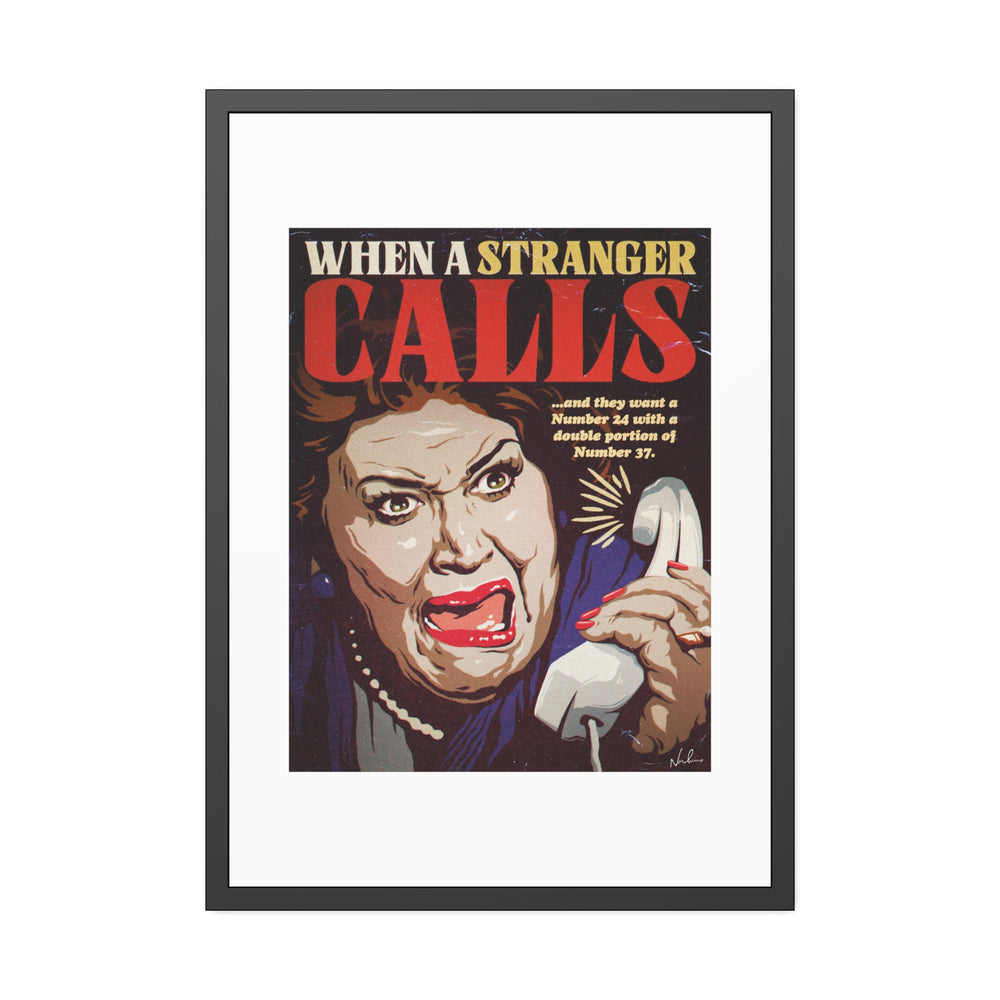 When A Stranger Calls - Framed Paper Posters