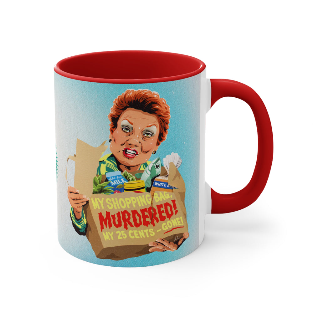 My Shopping Bag, Murdered! [Australian-Printed] - 11oz Accent Mug