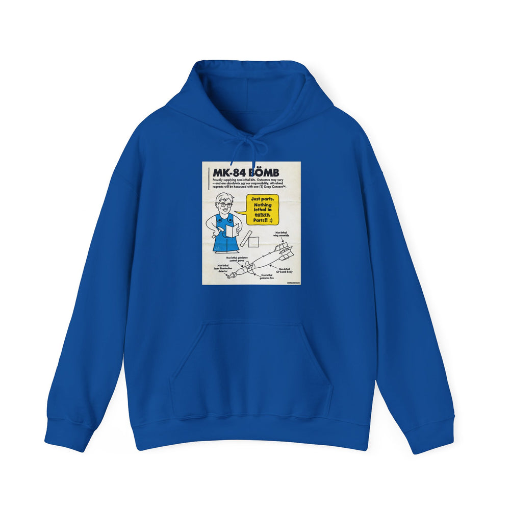 Nothing Lethal in Nature™ [Australian-Printed] - Unisex Heavy Blend™ Hooded Sweatshirt