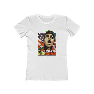 MAGA AGENDA [Australian-Printed] - Women's The Boyfriend Tee