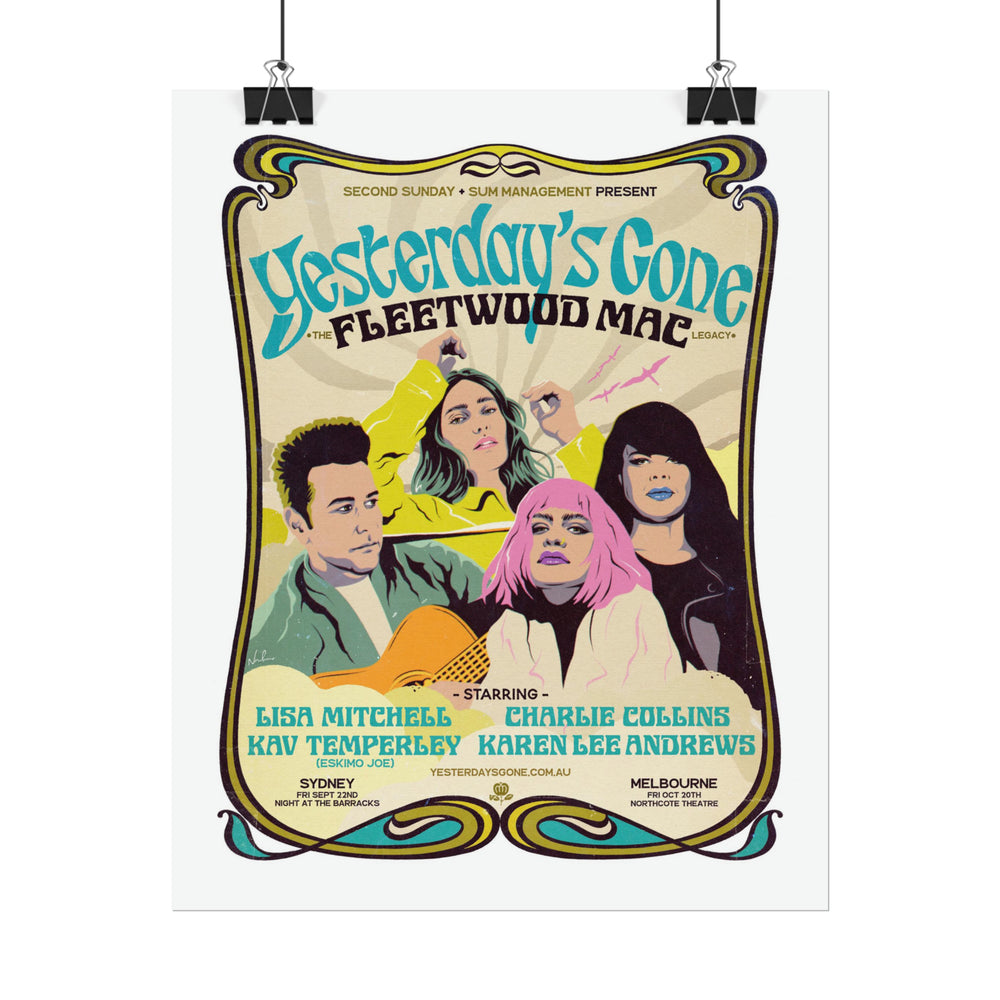 Yesterday's Gone - The Fleetwood Mac Legacy (Australian-Printed) - Rolled Posters