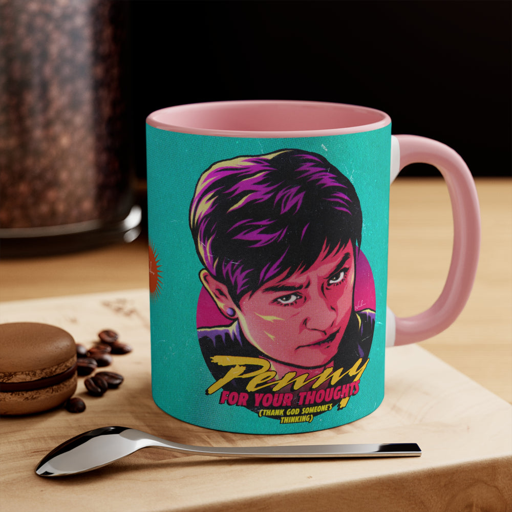 Penny For Your Thoughts - 11oz Accent Mug (Australian Printed)