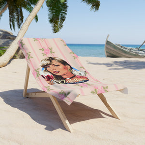 Childless Cat Lady - Beach Towel