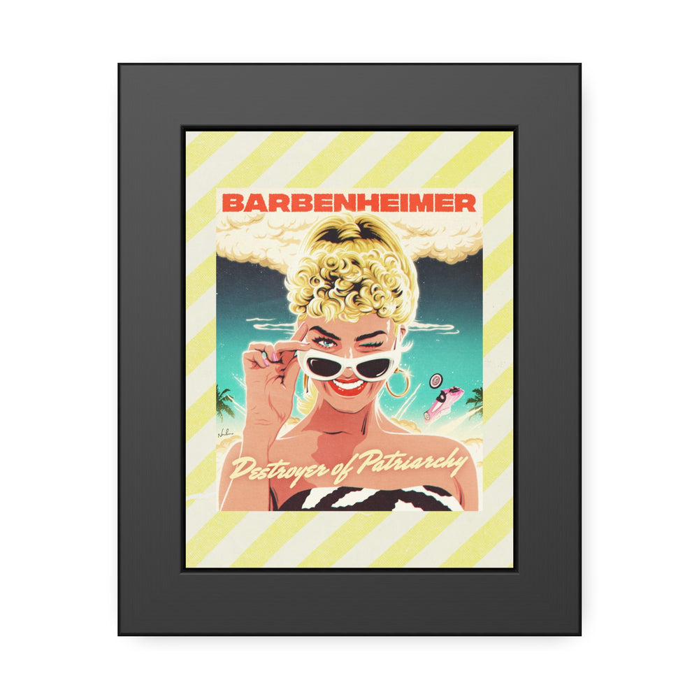 BARBENHEIMER [Coloured-BG] - Framed Paper Posters