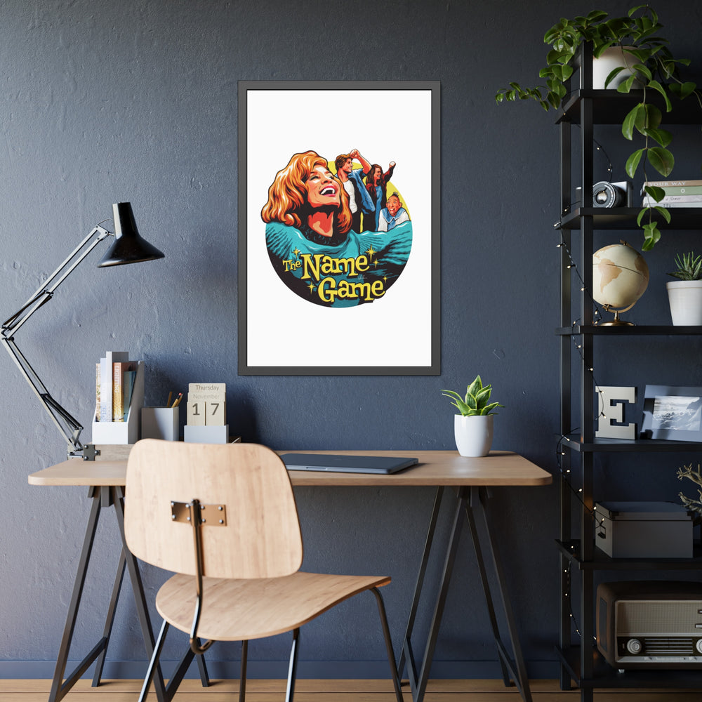 The Name Game - Framed Paper Posters