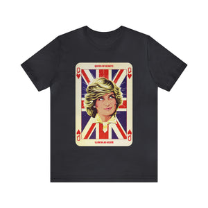 Queen Of Hearts [UK-Printed] - Unisex Jersey Short Sleeve Tee