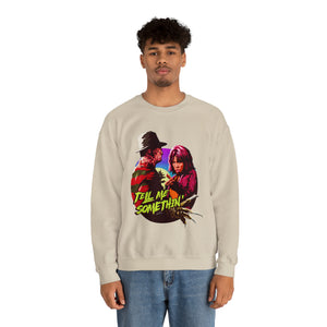 Tell Me Somethin'  [Australian-Printed] - Unisex Heavy Blend™ Crewneck Sweatshirt