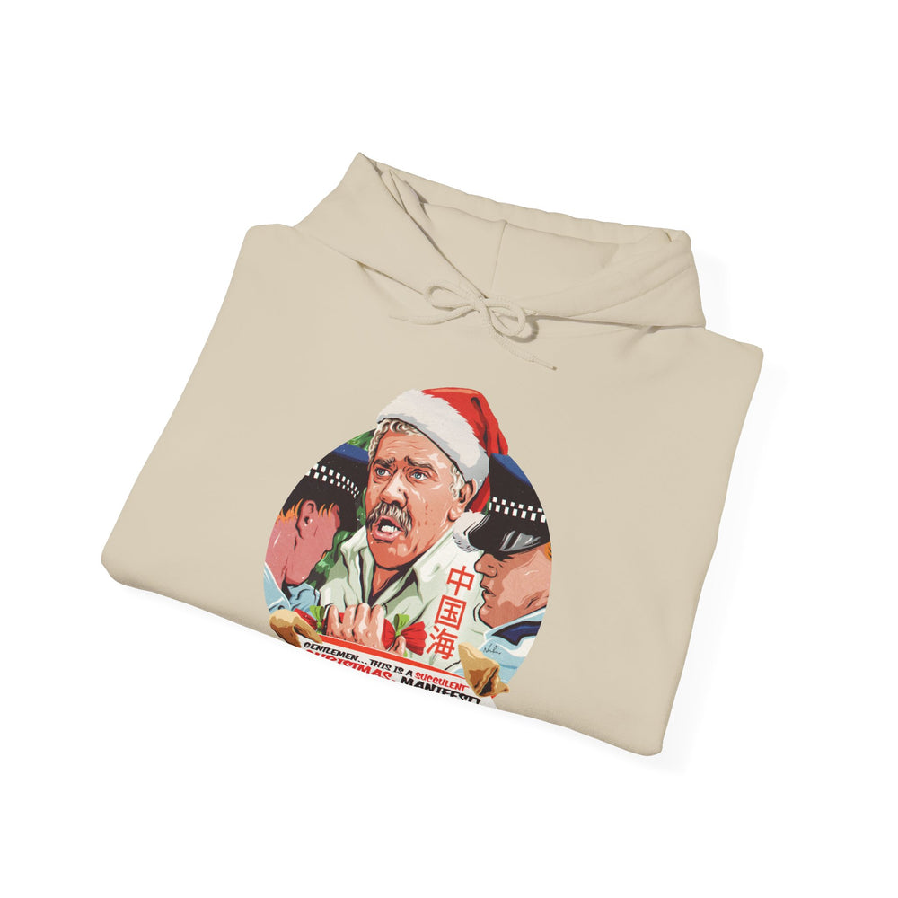 GENTLEMEN... THIS IS A SUCCULENT CHRISTMAS, MANIFEST! [Australian-Printed] - Unisex Heavy Blend™ Hooded Sweatshirt