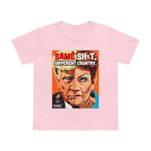 Same Sh*t, Different Country [Australian-Printed] - Women’s Maple Tee