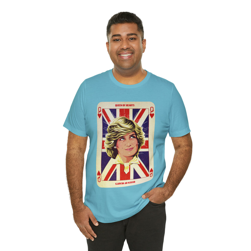 Queen Of Hearts [UK-Printed] - Unisex Jersey Short Sleeve Tee