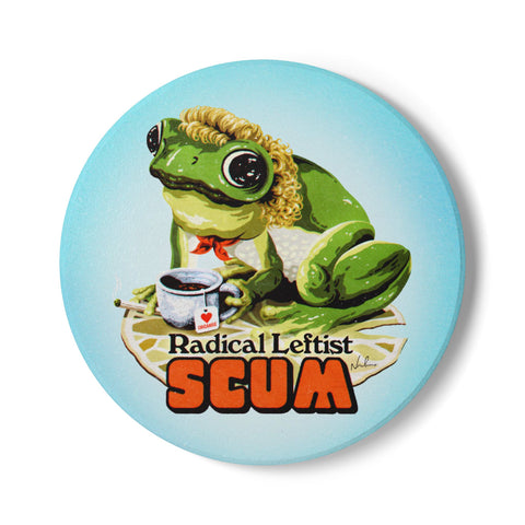 Radical Leftist Scum - Ceramic Coaster
