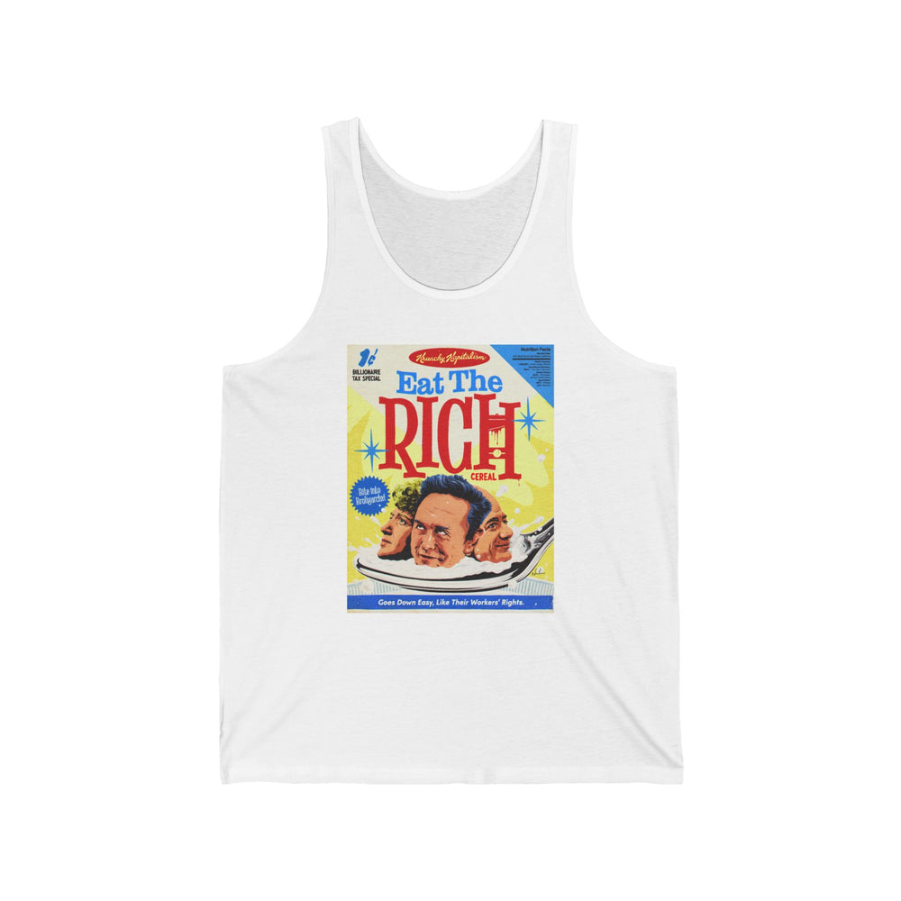 Eat The Rich [US-Printed] - Unisex Jersey Tank