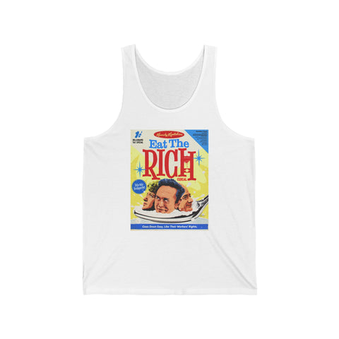 Eat The Rich [US-Printed] - Unisex Jersey Tank