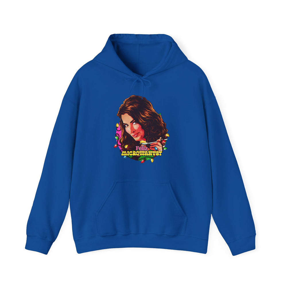 Feliz Microwahvey [US-Printed] - Unisex Heavy Blend™ Hooded Sweatshirt