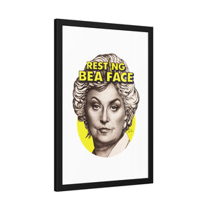 RESTING BEA FACE - Framed Paper Posters