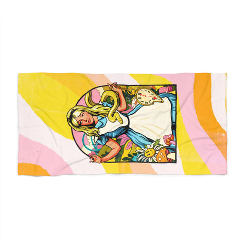 Down The Rabbit Hole - Beach Towel