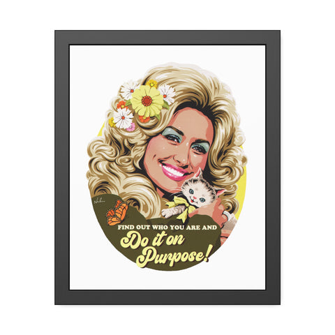 Do It On Purpose - Framed Paper Posters
