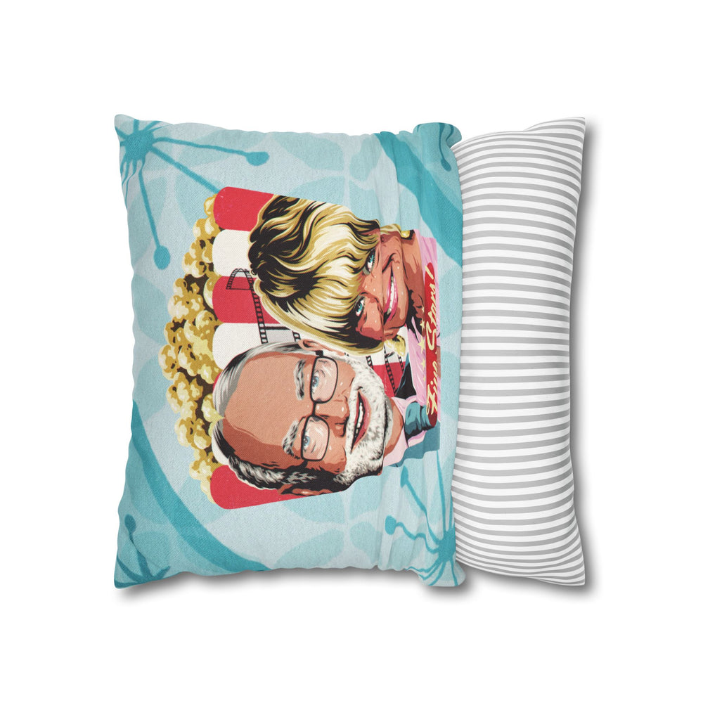 FIVE STARS! - Spun Polyester Square Pillow Case 16x16" (Slip Only)