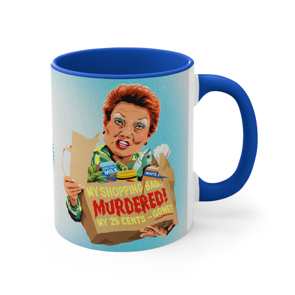 My Shopping Bag, Murdered! [Australian-Printed] - 11oz Accent Mug
