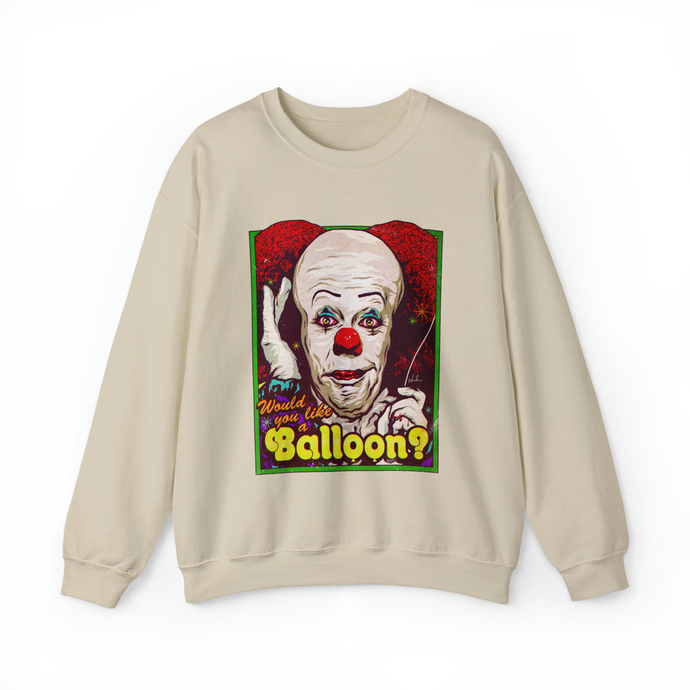 Would You Like A Balloon? [Australian-Printed] - Unisex Heavy Blend™ Crewneck Sweatshirt