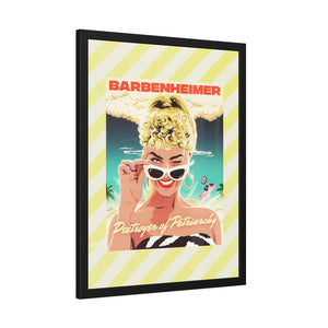 BARBENHEIMER [Coloured-BG] - Framed Paper Posters