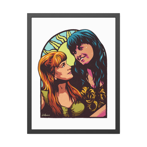 XENA X GABRIELLE - Framed Paper Posters