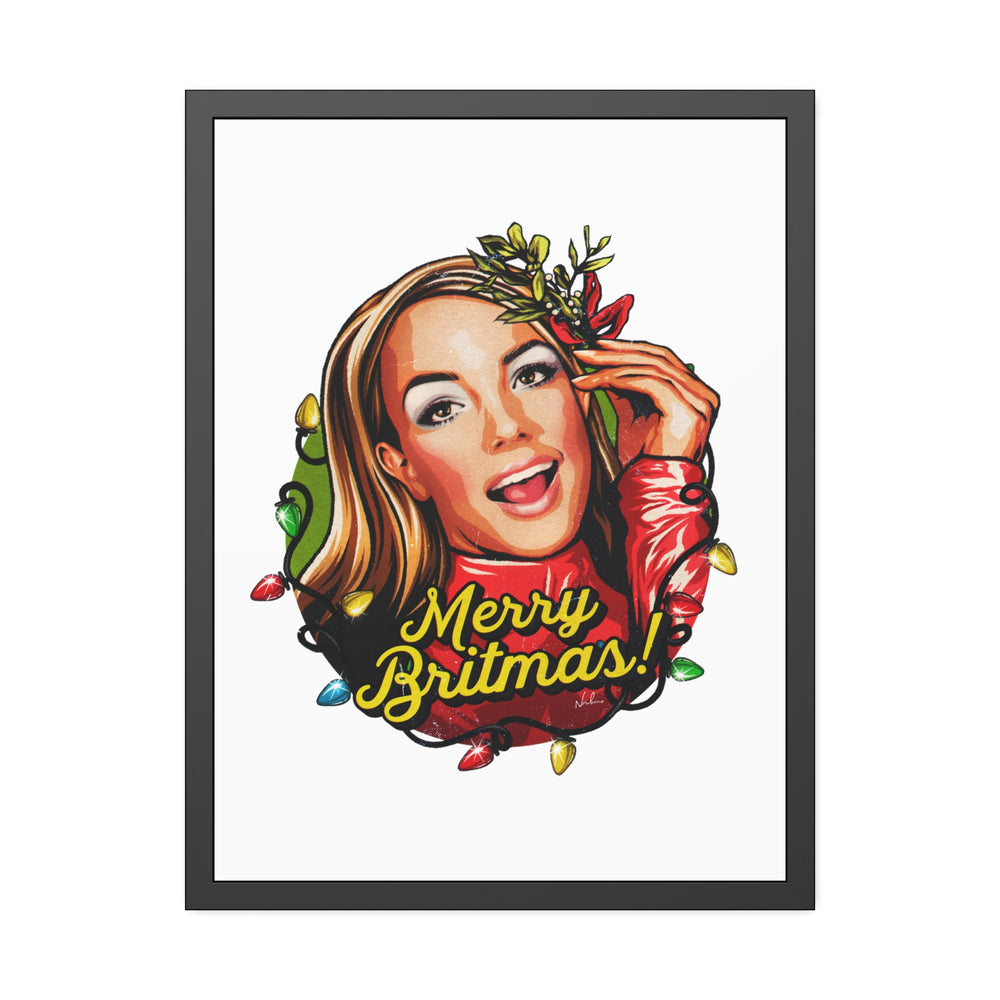 Merry Britmas! - Framed Paper Posters