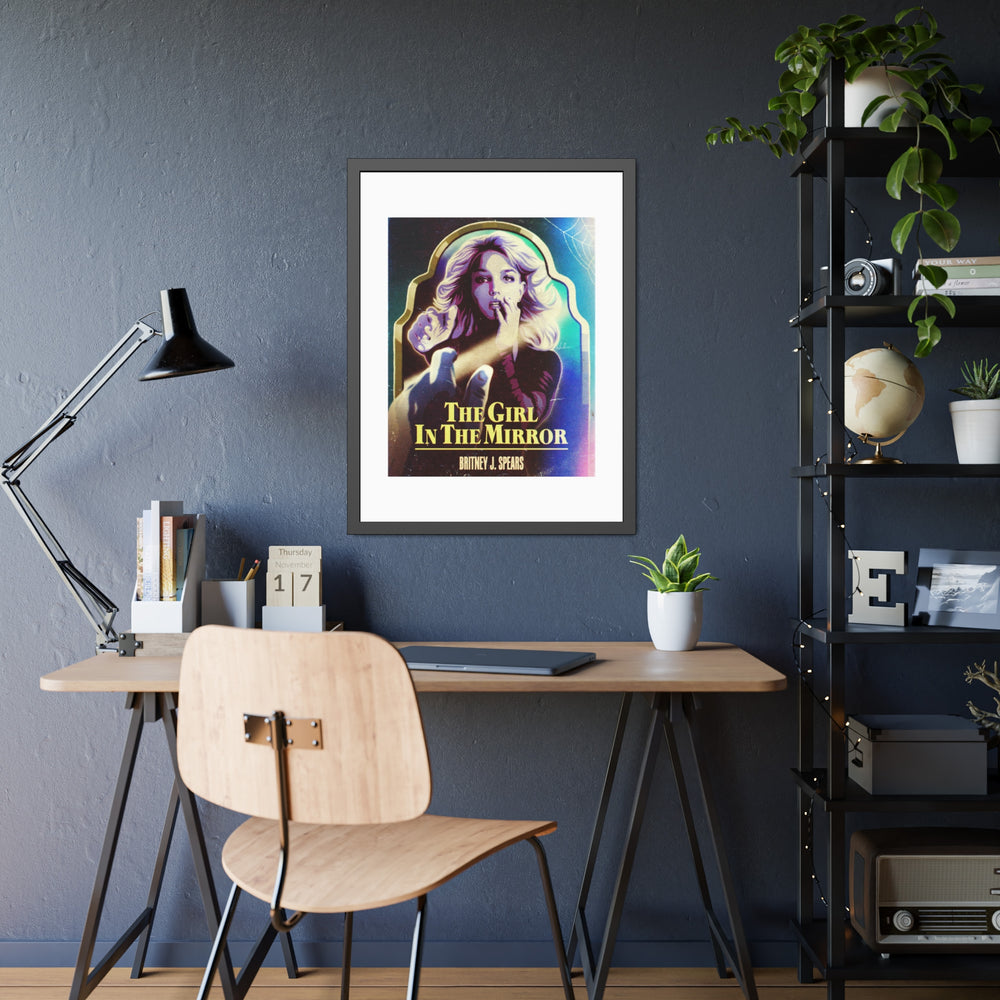 The Girl In The Mirror - Framed Paper Posters
