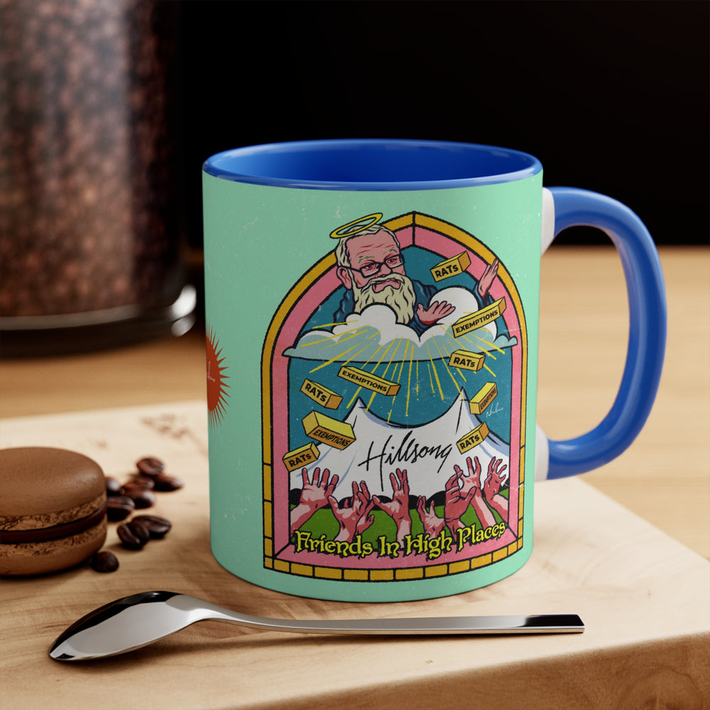 Friends In High Places - 11oz Accent Mug (Australian Printed)