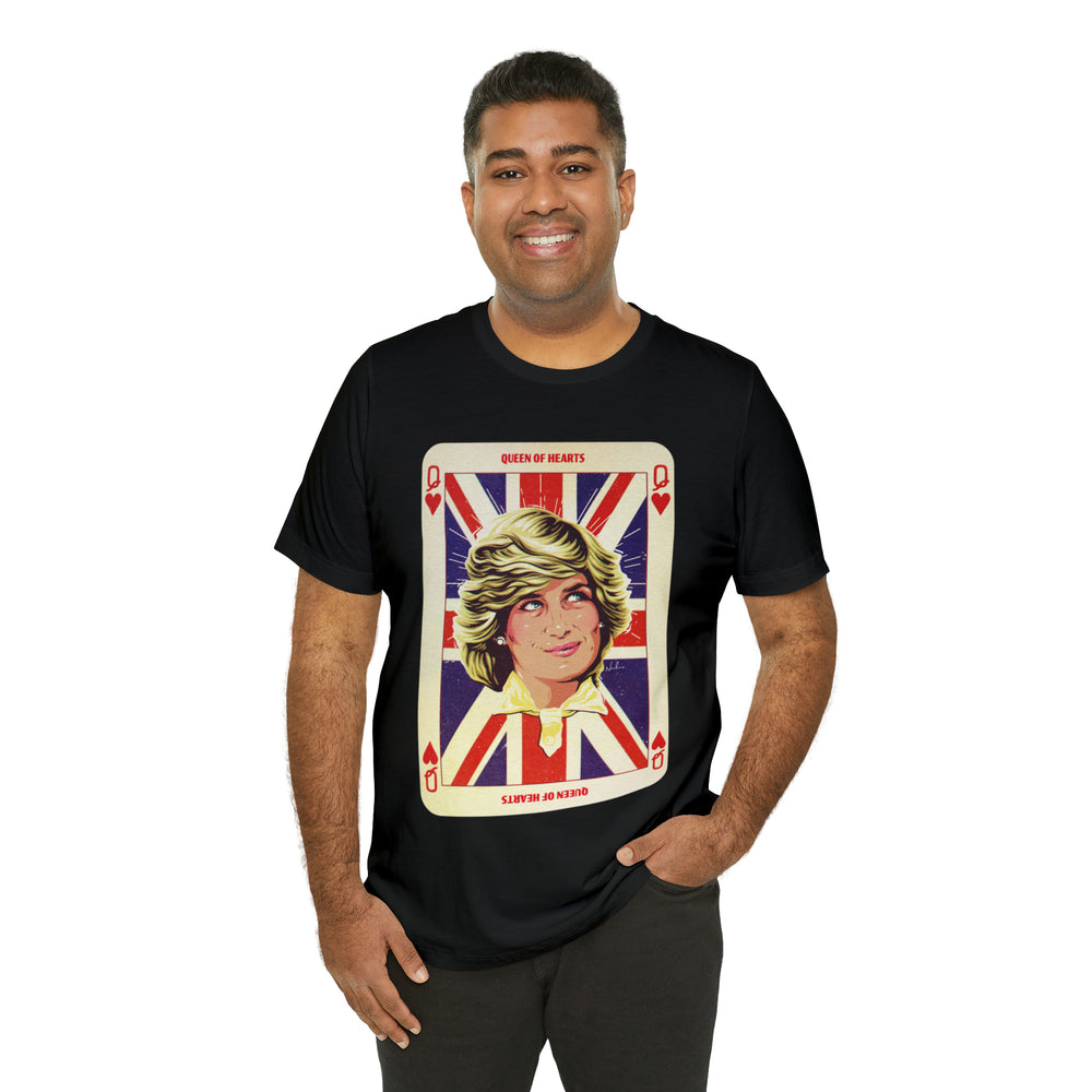 Queen Of Hearts [UK-Printed] - Unisex Jersey Short Sleeve Tee