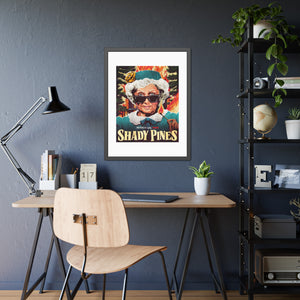 SHADY PINES - Framed Paper Posters