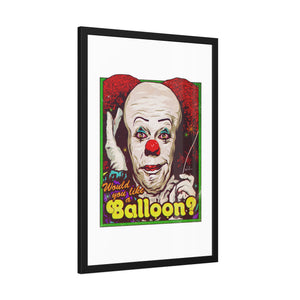 Would You Like A Balloon? - Framed Paper Posters