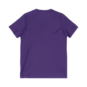 BARBENHEIMER - Unisex Jersey Short Sleeve V-Neck Tee