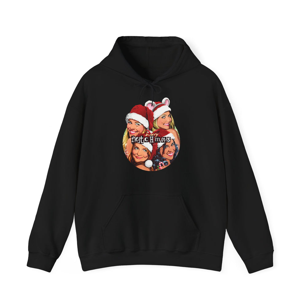 Merry Fetchmas! [Australian-Printed] - Unisex Heavy Blend™ Hooded Sweatshirt