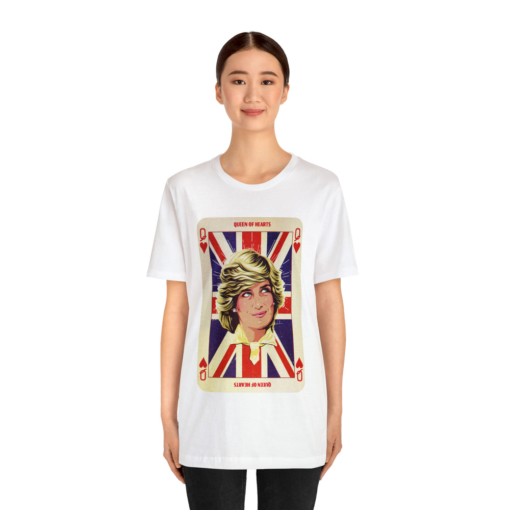 Queen Of Hearts [UK-Printed] - Unisex Jersey Short Sleeve Tee